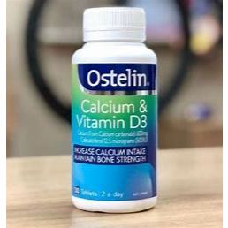 (Date 2027) Canxi cho bà bầu, Ostelin Calcium & Vitamin D3 của Úc