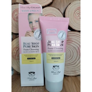 sửa rửa mặt Beau shop pure skin collagen 100ml (lão hóa da)