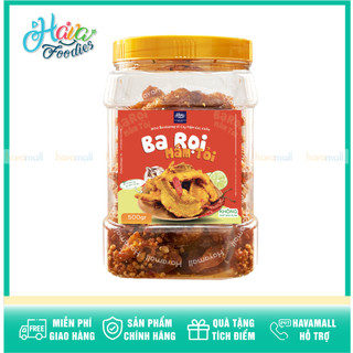 Ba rọi mắm tỏi mặn ngọt hộp 500g havafoodies