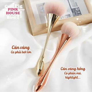 Cọ trang điểm cán dài lông mịn - Chổi phủi bụi cán dài - Chổi phủi, cọ trang điểm sang chảnh