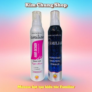 Mousse tạo kiểu tóc familiar 250ml