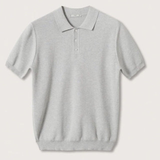 Áo polo nam mango authentic textured cotton size m