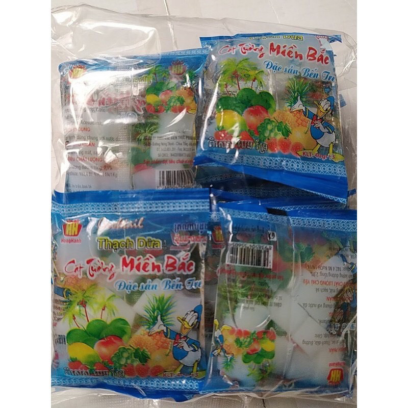 bịch 20 gói thạch dừa cát tưởng 40g/1 gói