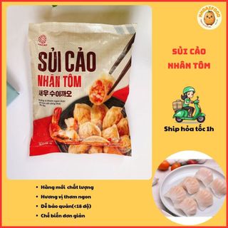 Sủi cảo nhân tôm thả lẩu, nấu canh, chiên rán siêu ngon - há cảo tôm Hàn Quốc