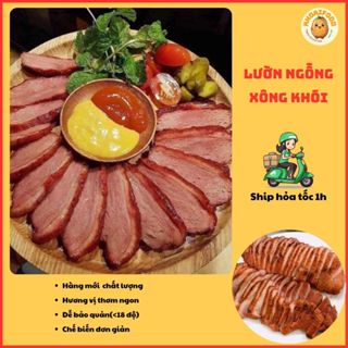 Lườn ngỗng xông khói Nga - ngỗng hun khói Nga hàng chuẩn có tem phụ thơm béo ( miếng 250g )