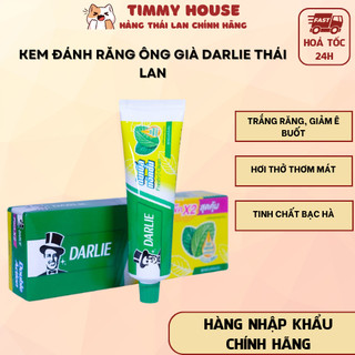 Bộ 2 kem đánh răng darlie double action fresh clean thái lan 150g