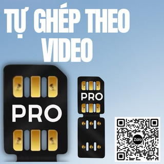 Sim ghép PRONEW Unlock IP Lock tự động hoàn toàn IPCC ICCID, Hoả tốc HCM 30P