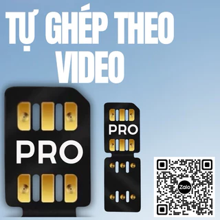 Sim ghép PRONEW Unlock IP Lock tự động hoàn toàn IPCC ICCID, Hoả tốc HCM 30P
