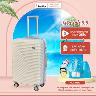 Vali kéo du lịch xách tay vali SIZE 20 SIZE 24 chống vỡ chống xước chịu lực gọn nhẹ BH 05 năm - MS R66