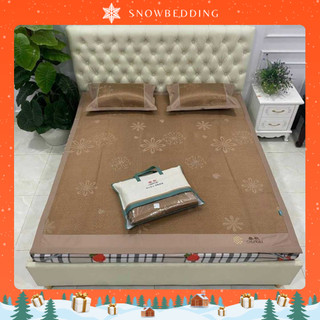 Chiếu mây điều hòa chunqiu snow bedding kết hợp lụa tơ tằm cao cấp thoáng mát mùa hè