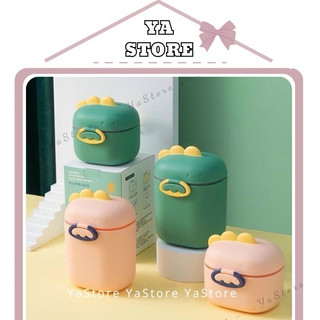 Hộp trữ sữa bột, đồ khô hình vương miện cao cấp hình Vương Miện và Khủng Long cho bé (có thể tiệt trùng)