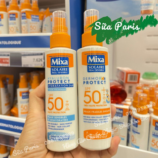 Kem chống nắng mixa dạng xịt dành cho mọi loại da, chai 150ml, đặc biệt da nhạy cảm_Sữa Paris Aderma