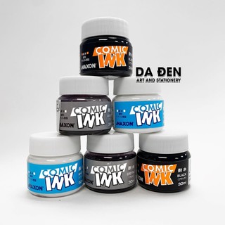 [DA ĐEN] Mực Vẽ Truyện Tranh Holbein Comic Ink Maxon Chống Thấm Nước