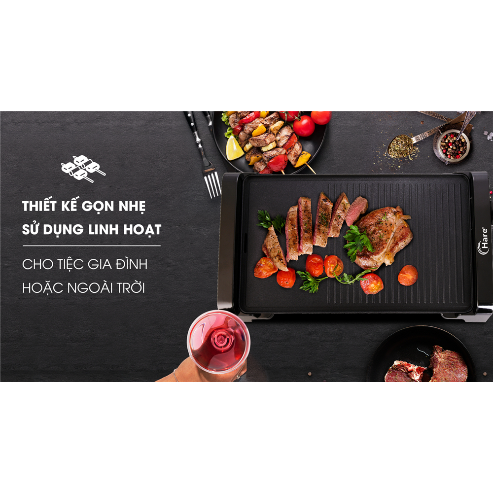 Bếp nướng điện ; Bếp nướng điện Hare.