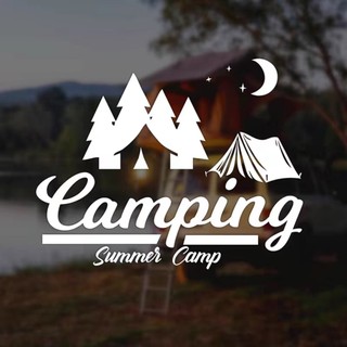 Decal dán trang trí xe hơi CAMPING
