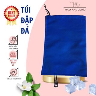 Túi đập đá bao đập nước đá loại tốt NH Mask Living hàng dày siêu bền tái sử dụng nhiều lần, giao màu ngẫu nhiên