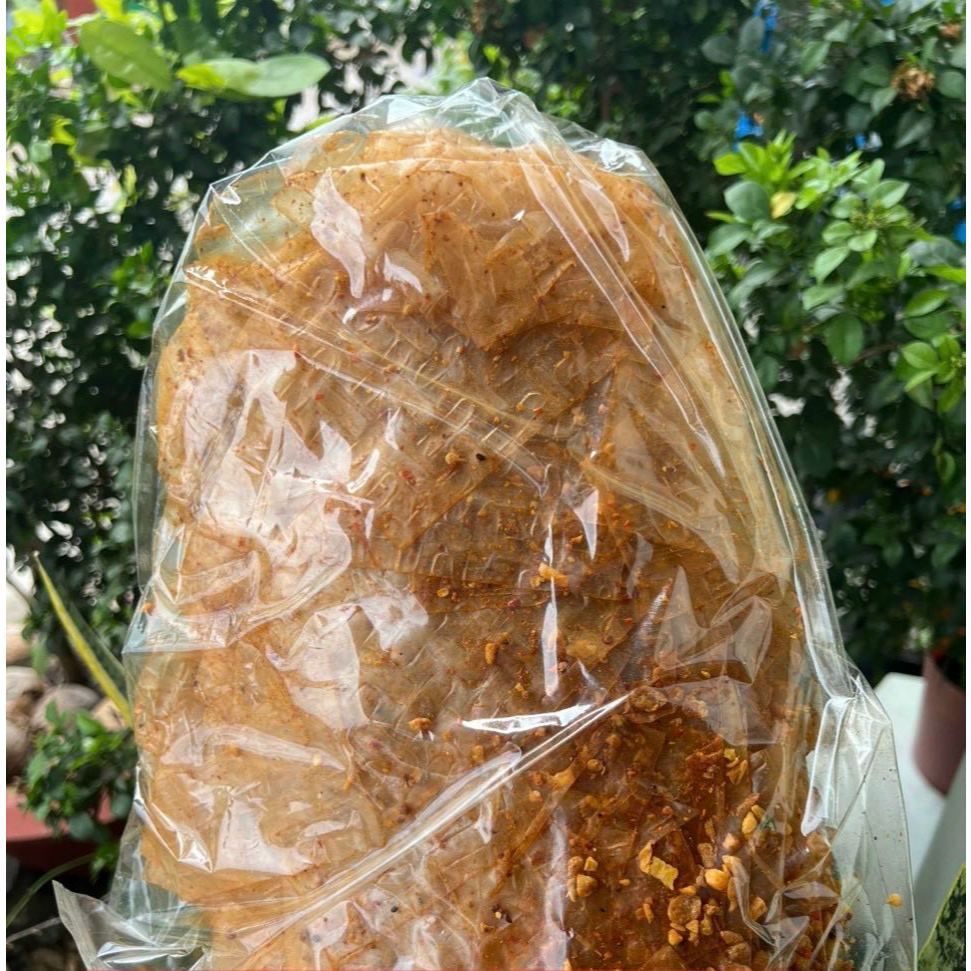 Bánh Tráng Muối Nhuyễn Xì Ke Tỏi Siêu Cay