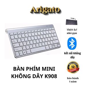 Bàn phím không dây kết nối đầu usb, Bàn phím bluetooth mini k908 cho điện thoại, cho IOS Android Windows Tablets