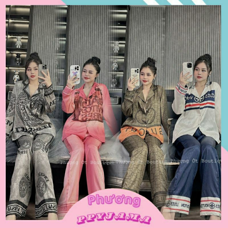 Đồ Bộ Pijama Tay Dài Hot Trend Luôn Cập Nhật Mẫu Mới Mác Sam