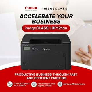 Máy in laser đen trắng Canon LBP121DN (Đảo mặt/ USB/ LAN - Đã bao gồm Mực) - Hàng Canon Việt Nam