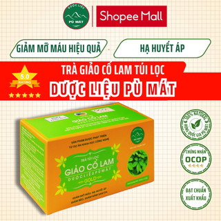 Trà Giảo Cổ Lam Túi Lọc Giảm Mỡ Máu Dược Liệu Pù Mát đạt chuẩn OCOP 4 sao, Giảo Cổ Lam Giảm Mỡ Máu Trà Túi Lọc