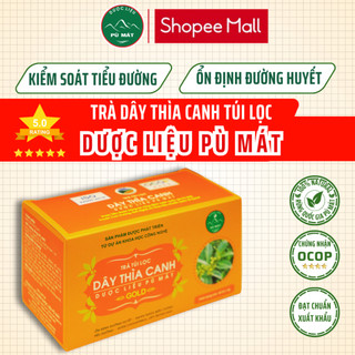 Trà Dây Thìa Canh Túi Lọc Dược Liệu Pù Mát 90g Tốt Cho Người Tiểu Đường, Dây Thìa Canh Túi Lọc Đạt Chứng Nhận OCOP 4 Sao
