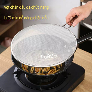Vỉ chắn dầu mỡ bắn ra khỏi chảo inox cao cấp, tấm chắn dầu mỡ đa năng