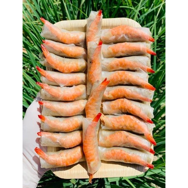 Chả ram tôm đất HTK khay 500gr - Đặc sản chả ram tôm đất Bình Định [HN giao hỏa tốc] - Ảnh 2