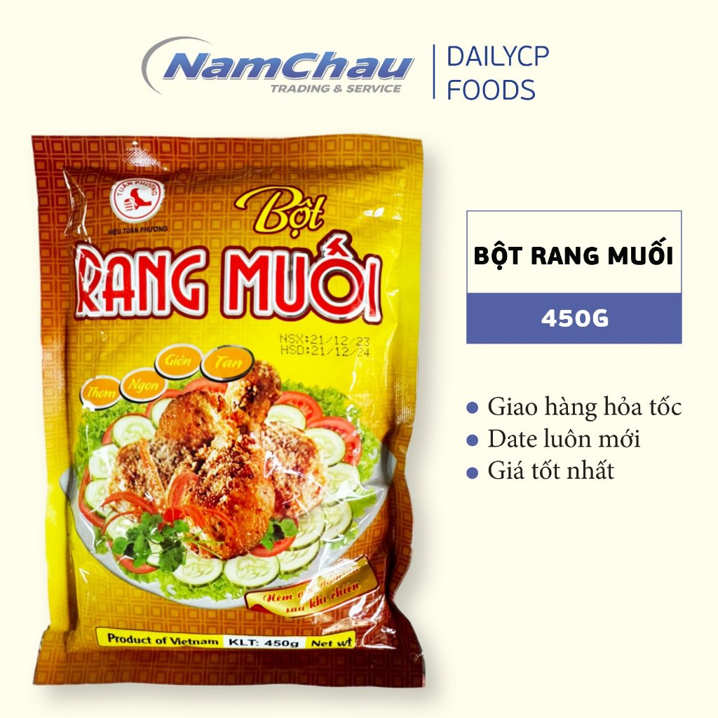 Bột Rang Muối Tuấn Phương 450G, nguyên liệu làm gà rang muối tiện lợi [HN giao hỏa tốc]