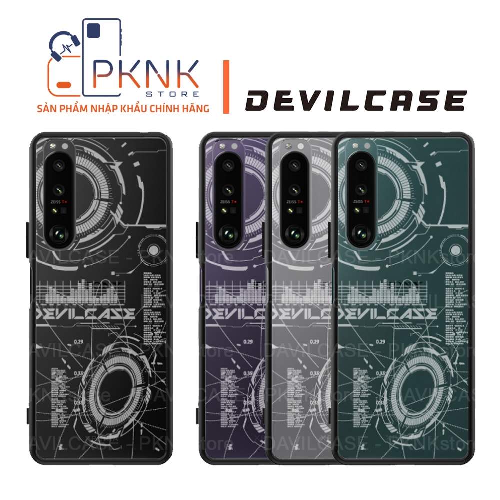 Ốp Lưng Devilcase Sony Xperia 1iii I Phiên Bản Lite Devilcase (Khung Đen + Phím Đen)