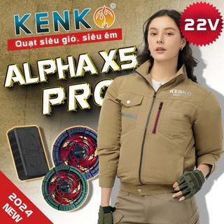 Bộ Áo điều hoà KENKO ALPHA X5 22V màu be hot nhất 2024