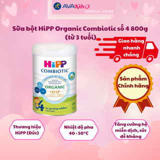 Sữa bột hipp organic combiotic số 4 800g