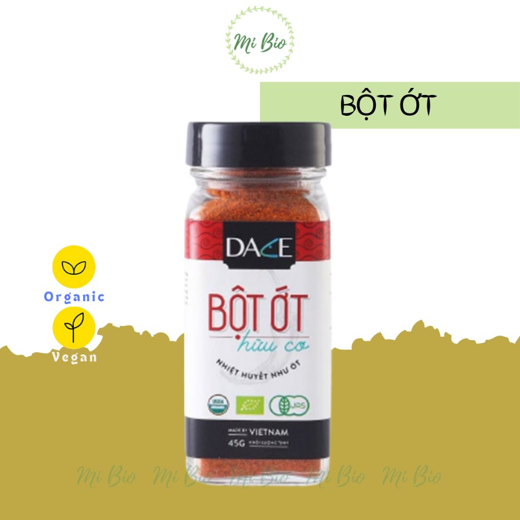 Bột ớt hữu cơ 45gr - Dace