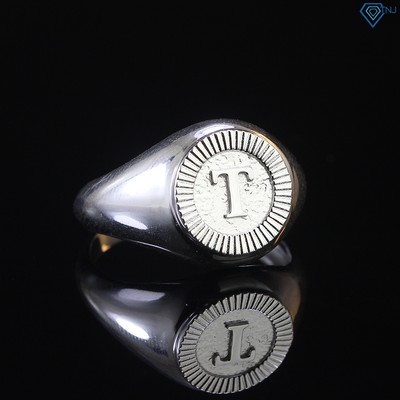 Nhẫn nam Signet đeo ngón út chữ T phong cách cá tính NNA0586 - Trang Sức TNJ