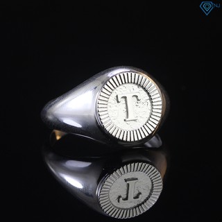  Nhẫn nam Signet đeo ngón út chữ T phong cách cá tính NNA0586 - Trang Sức TNJ 