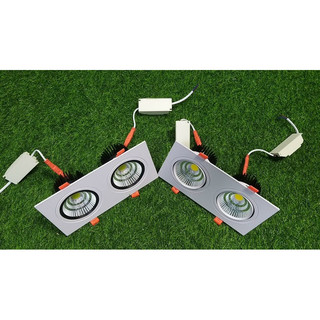 ĐÈN ÂM TRẦN ĐÔI Đèn âm trần đôi 14w led COB