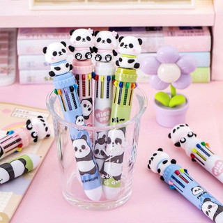 Bút bi nhiều màu 10 màu, bút bi cute dễ thương