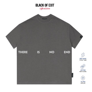 Áo thun BOXY BLACK OF EXIT No End form boxy nam nữ Local Brand