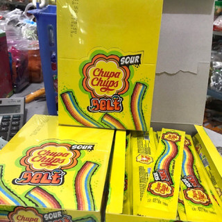 Sỉ 1 hộp 48 kẹo dẻo Chupa Chups Cầu vồng chua chua ngon ngọt