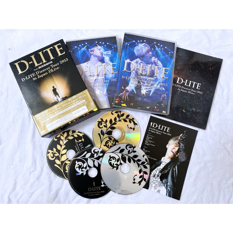 BigBang Daesung D-lite 2013 album đã khui seal, gồm 2 dvd 2 cd photobook và đồ như hình.
