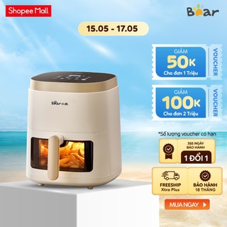 Nồi Chiên Không Dầu 5L Bear - Hàng Chính Hãng - Bảo Hành 18 Tháng