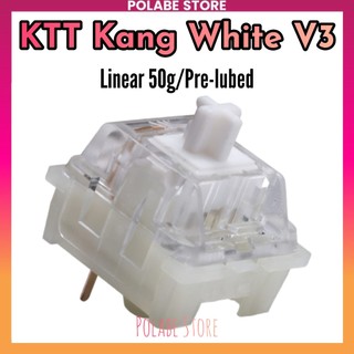 Ktt kang white v3 linear switch công tắc bàn phím cơ ktt switch - polabe store