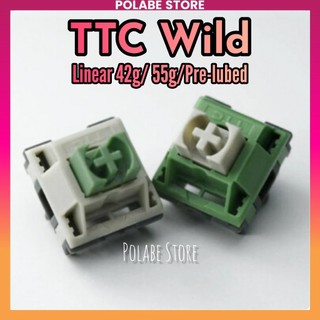 Ttc wild 42g 55g ttc wind switch công tắc bàn phím cơ linear switch - polabe store