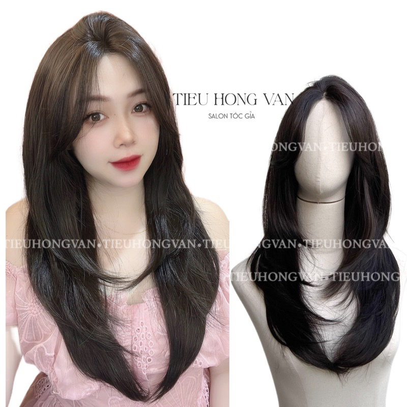 [ST-69] TÓC SIÊU DA ĐẦU LƯỚI T - CÚP LAYER 2 MÁI BAY (50cm)