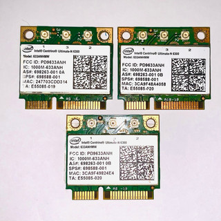 Card wifi không dây intel centrino ultimate-n 6300 802.11 mini pci-e wifi card 633anhmw