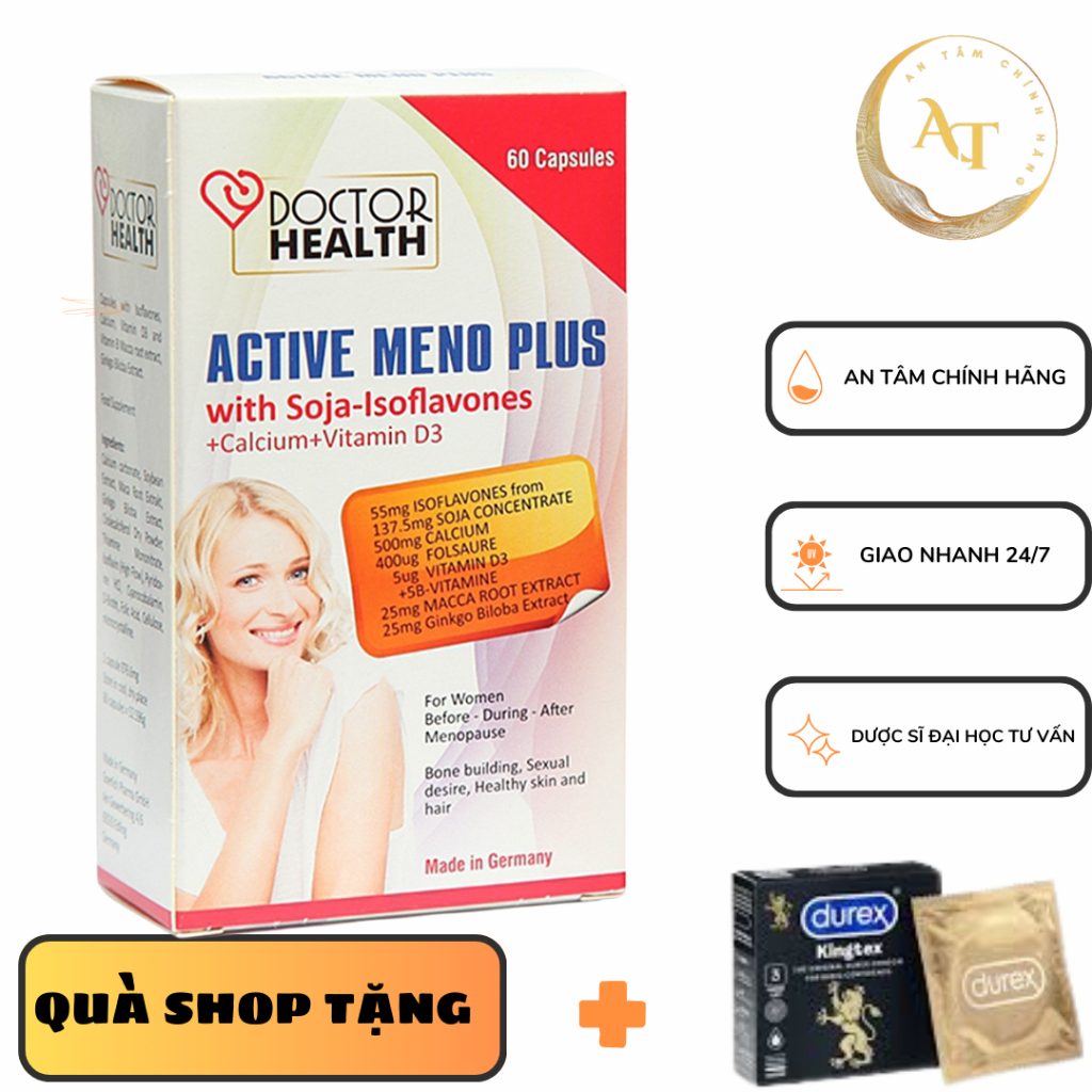 (Chính Hãng ) Viên uống ACTIVE MENO PLUS - CÂN BẰNG NỘI TIẾT NỮ NHẬP KHẨU ĐỨC