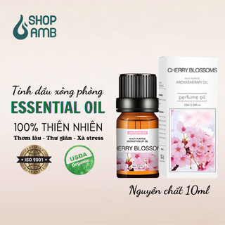 Tinh dầu nguyên chất dùng cho máy xông essential oil 10ml tinh dầu thơm phòng thiên nhiên khử mùi hiệu quả máy tinh dầu