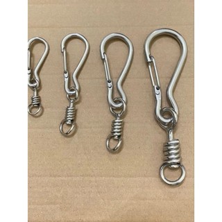 Móc khóa inox 304 ,móc khóa bấm inox , có chống xoắn ,