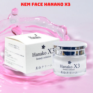 Kem face hanako x3 nhật bản dưỡng trắng da hũ 12g