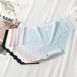 Quần Lót Hanabi Tam Giác cotton Lụa Lạnh Mỏng Thoáng Khí Màu Trơn Thời Trang Mùa Hè Cho Nữ